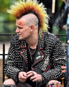 Caught Stealing Matt Smith Black Studded Biker Jacket