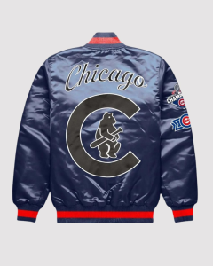 Chicago Cubs Exclusive Navy Blue Jacket
