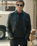 Denis Leary No Good Deed S01 Mikey Black Leather Jacket
