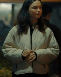 Diana Cavalieri Tv Series Citadel Diana 2024 Matilda De Angelis Off White Quilted Jacket
