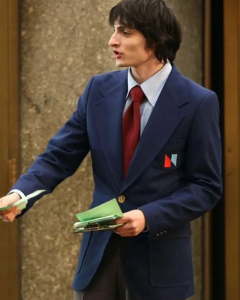 Finn Wolfhard Saturday Night 2024 NBC Page Blue Blazer Coat