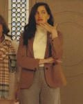 Kathryn Hahn Agatha All Along Tv Mini Series 2024 Brown Blazer