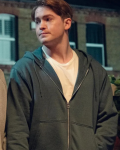Kit Connor Heartstopper Tv Series S03 Nick Nelson Grey Hooded Jacket