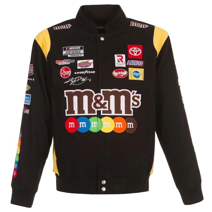 Kyle-Busch-MMs-Full-Snap-Twill-Jacket-JH-Design-Black-1 Kyle-Busch-MMs-Full-Snap-Twill-Jacket-JH-Design-Black-1