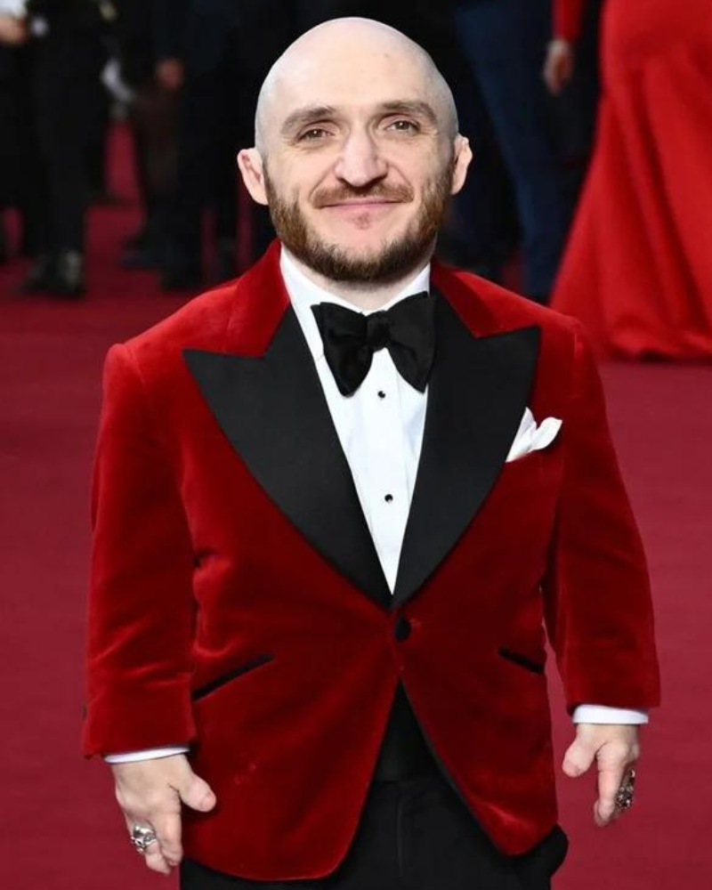 Leigh Gill Joker Folie À Deux 2024 Gary Red Velvet Blazer Coat Leigh Gill Joker Folie À Deux 2024 Gary Red Velvet Blazer Coat