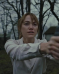 Maika Monroe Movie Longlegs 2024 White Shirt