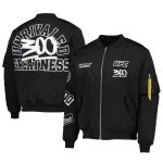 Mens-Black-UFC-300-Full-Zip-Bomber-Jacket