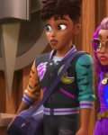 Monster High Clawd Wolf Multi-color Varsity Bomber Jacket