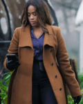 Tv Series The Irrational Marisa Clark Brown Wool Coat