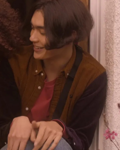 William Gao Heartstopper Tao Xu Brown And Black Corduroy Jacket