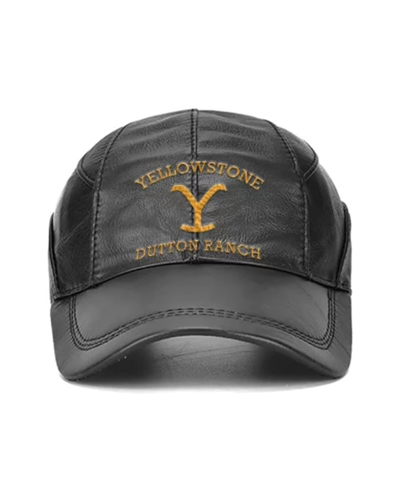 Yellowstone Dutton Ranch Black Leather Hat Yellowstone Dutton Ranch Black Leather Hat