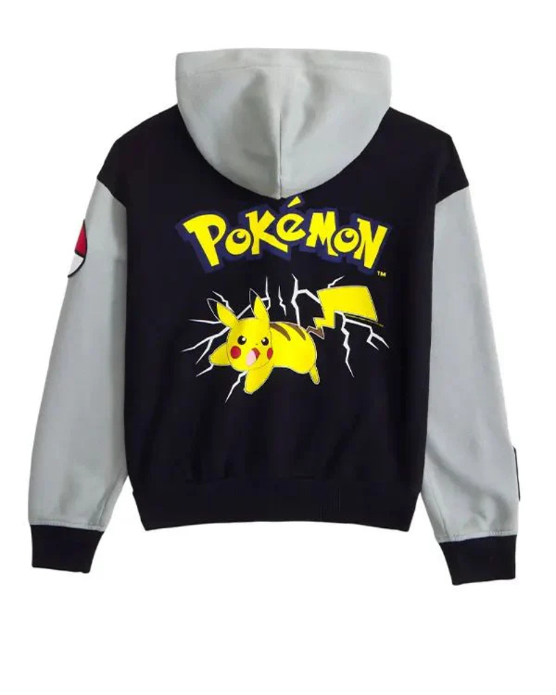 Abercrombie Pokemon Black And Grey Wool Jacket Abercrombie Pokemon Black And Grey Wool Jacket