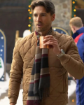 Andrew W. Walker Jingle Bell Run Brown Quilted Jacket