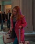 Ashley The Merry Gentlemen Britt Robertson Pink Coat
