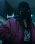 Bibi Gangnam B-side Tv Series Jae-hee Purple Hooded Bomber Jacket
