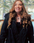 Debbie Hansen Movie Our Church Thinks We're Dating 2024 Pam Renall Black Jacket