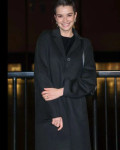 Emilia Pérez Premiere Night 2024 Margaret Clunie Black Trench Coat