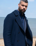 Howard Charles Whitstable Pearl Mike Mcguire Blue Wool Coat