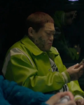 Im Sung Jae Tv Series Gangnam B-side S01 Payche Green Leather Bomber Jacket