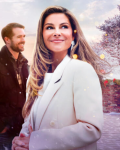 Margot Stone Christmas At Plumhill Manor 2024 Maria Menounos White Blazer