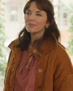 Michelle Morgan Jingle Bell Love Puffer Quilted Jacket
