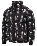 The Simpsons Freeze Max Family Raglan Full-zip Black Jacket