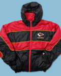 Women's Kansas City Chiefs Padded Black And Red Jacket