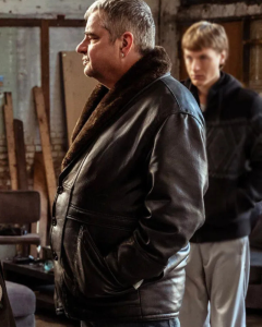 Ferry Bouman Ferry 2 Movie 2024 Frank Lammers Black Leather Jacket