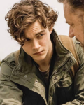 Levi Miller Movie Kraven The Hunter 2024 Young Sergei Green Cotton Jacket