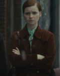 Lola Petticrew Say Nothing Tv Mini Series Dolours Price Cropped Brown Corduroy Jacket