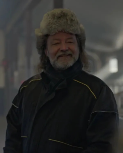 Monty White The Finnish Line Movie 2024 Páll Sigþór Pálsson Black Jacket