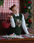 Penny Film Happy Howlidays 2024 Cassandra Sawtell Green Sweater Vest