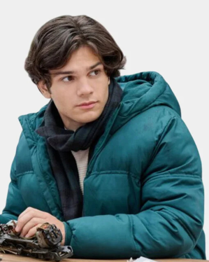 Will Movie A Dance in the Snow 2024 Dorian Giordano Sea Green Hooded Jacket Will Movie A Dance in the Snow 2024 Dorian Giordano Sea Green Hooded Jacket