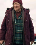 Burgundy The Sticky 2024 Ruth Landry Burgundy Parka Hooded Jacket