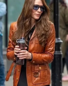 Kathryn Movie Black Bag 2025 Cate Blanchett Brown Jacket
