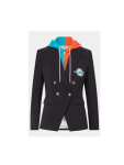 Miami Dolphins Veronica Beard Black Dickey Jacket