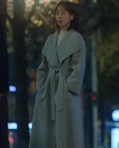Seo Hyun-jin The Trunk No In-ji Grey Wool Trench Coat