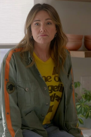 Shrinking Liz Green Army Shirt Jacket