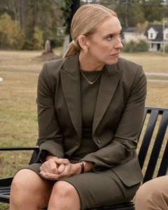 Toni Collette Jurado Numero 2 Movie 2024 Faith Killebrew Green Blazer