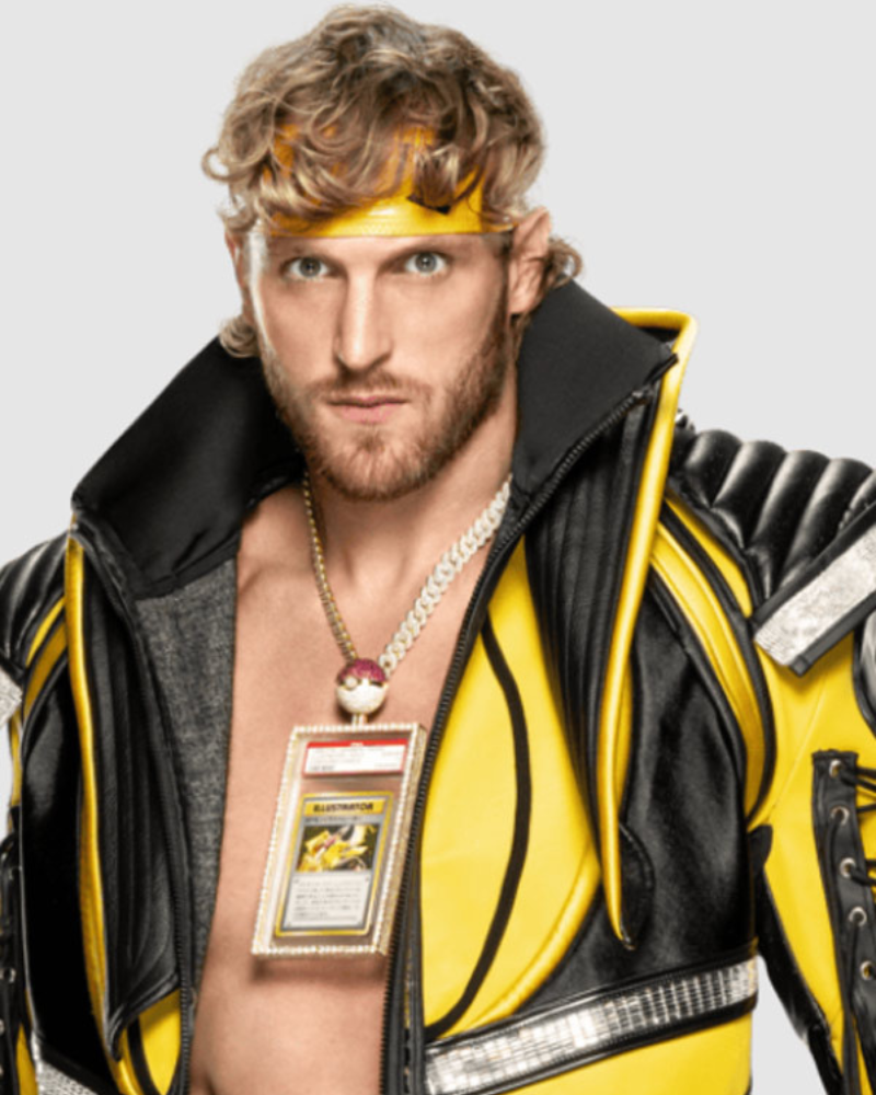 Wrestlemania 38 Logan Paul American Wrestler Black And Yellow Hooded Jacket Wrestlemania 38 Logan Paul American Wrestler Black And Yellow Hooded Jacket