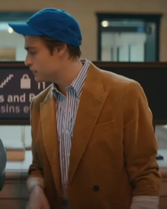 Young Werther Movie Douglas Booth Brown Corduroy Blazer