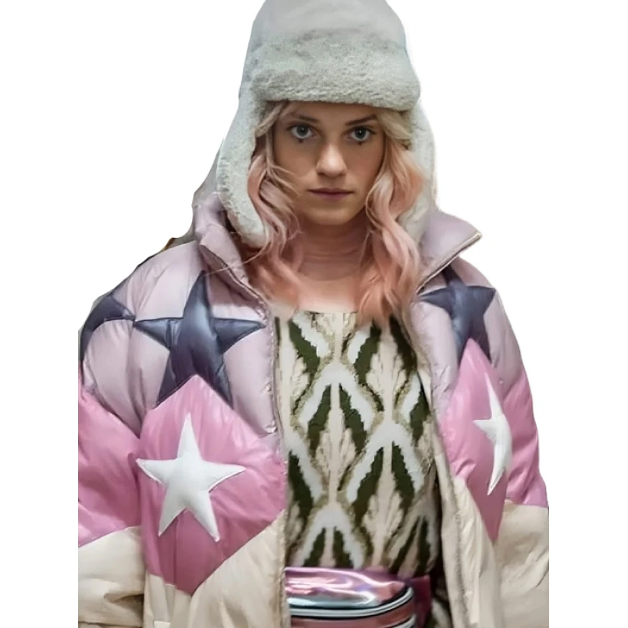 Anthracite 2024 Noémie Schmidt Star Puffer Jacket Anthracite 2024 Noémie Schmidt Star Puffer Jacket