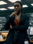 The Day Of The Jackal 2024 Bianca Black Coat
