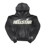 Unisex Black Cotton Uniform Hoodie