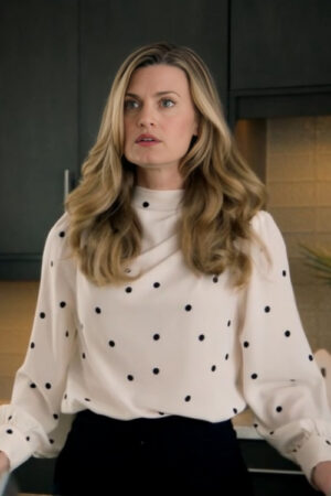 Following Yonder Star Brooke D’Orsay Polka Dots Shirt