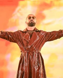 Seth Rollins Monday Night RAW Leather Trench Coat