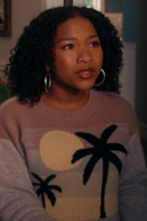 The Equalizer S05 Laya DeLeon Hayes Palm Tree Sweater