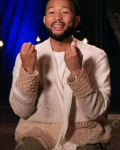 The Voice S26 John Legend Patchwork Knitted Cardigan