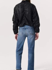 The Equalizer S5 Sam Black Leather Bomber Jacket
