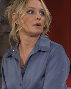 The Young And The Restless 2025 Sharon Newman Embellish Shirt